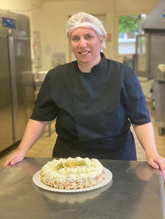 Angelique Hannecart chef cuisinier aux Jardins d'Iroise de Aigre